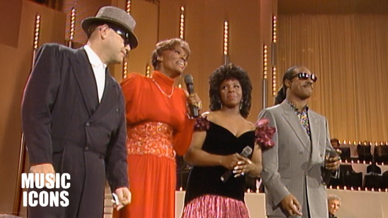 Dionne Warwick , Stevie Wonder, Elton John and Gladys Knight - "That's What Friends Are For"