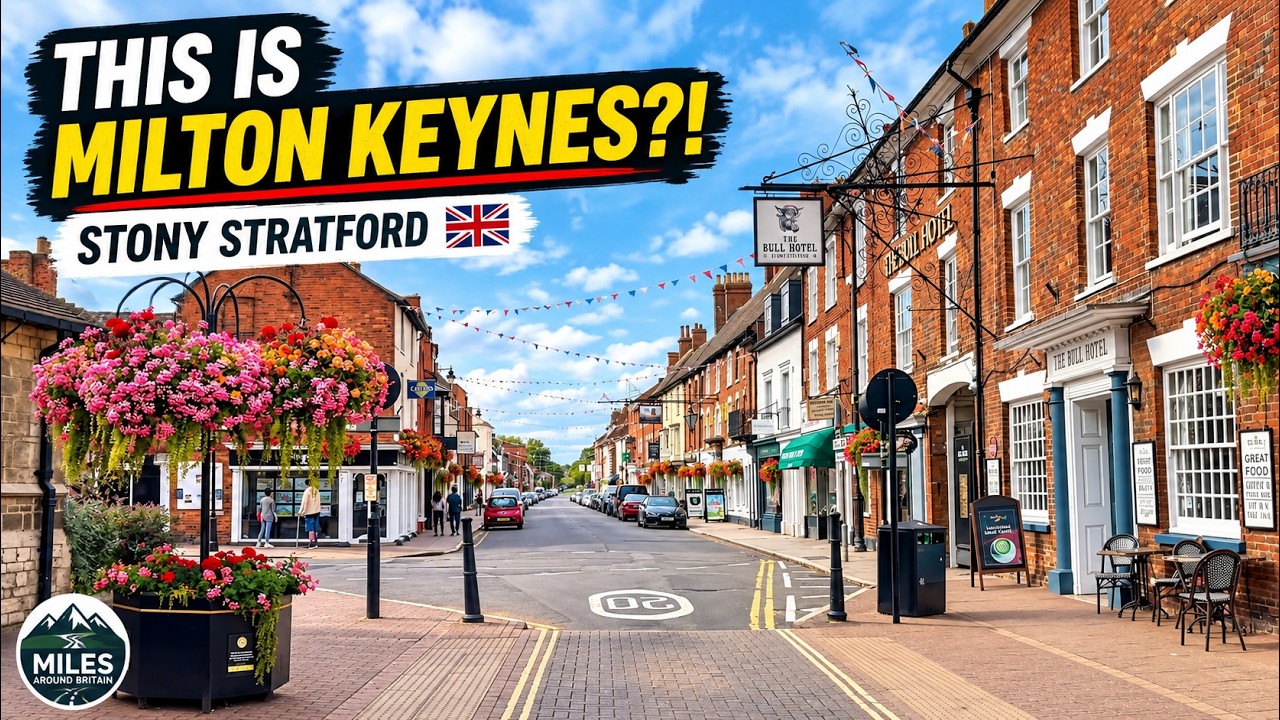 Is This Really Milton Keynes? 🇬🇧 | Exploring Stony Stratford